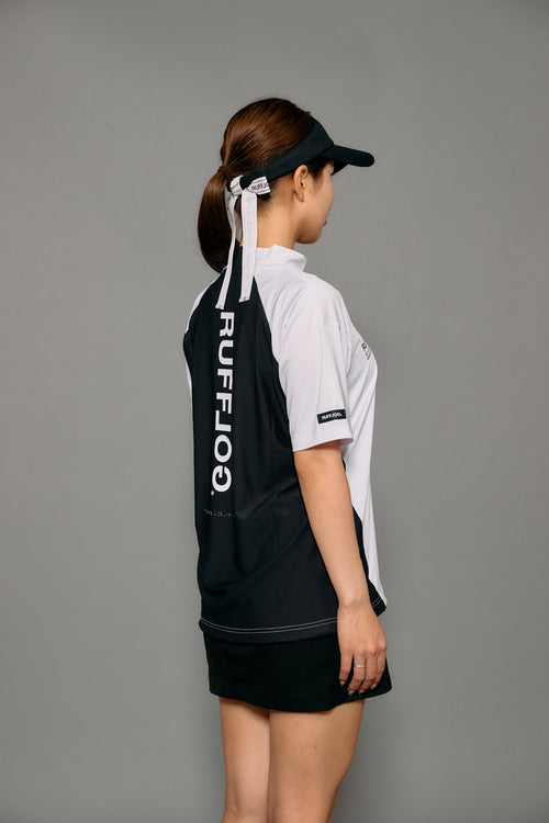 WM BACK MESH & TECH POCKET MOCK NECK SHIRTS