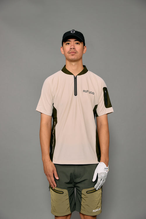 AERO ZIP HENLEY NECK SHIRTS