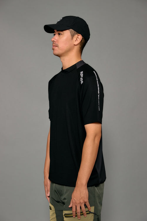 COOL FLEX MESH RAGLAN MOCK NECK SHIRTS