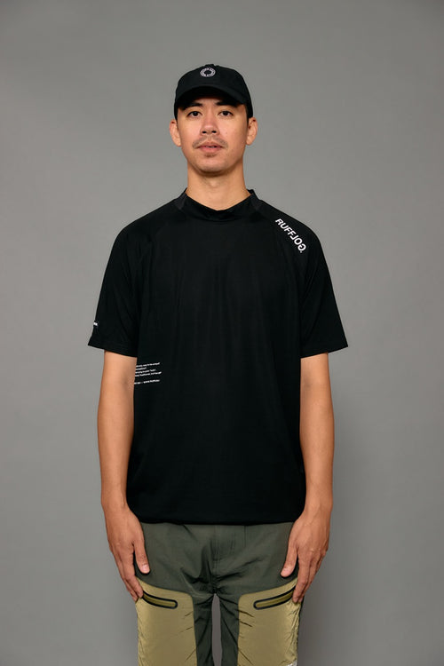 COOL FLEX MESH RAGLAN MOCK NECK SHIRTS