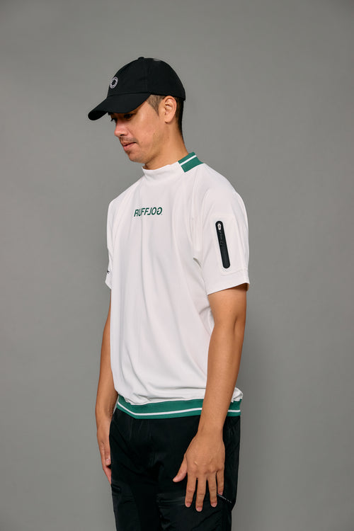 EDGE BAND TECH POCKET MOCK NECK SHIRTS