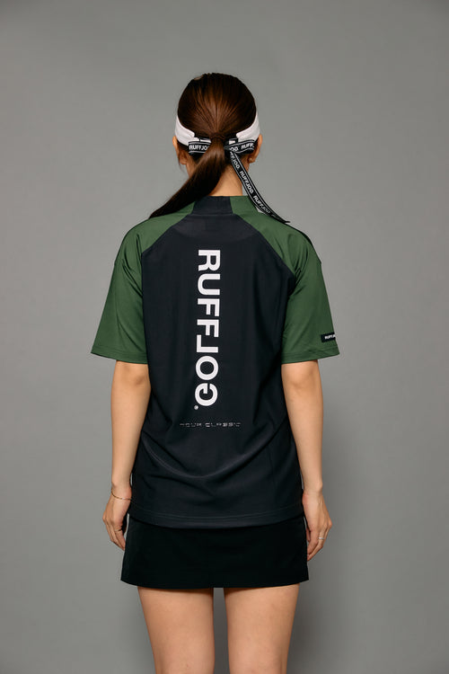 WM BACK MESH & TECH POCKET MOCK NECK SHIRTS