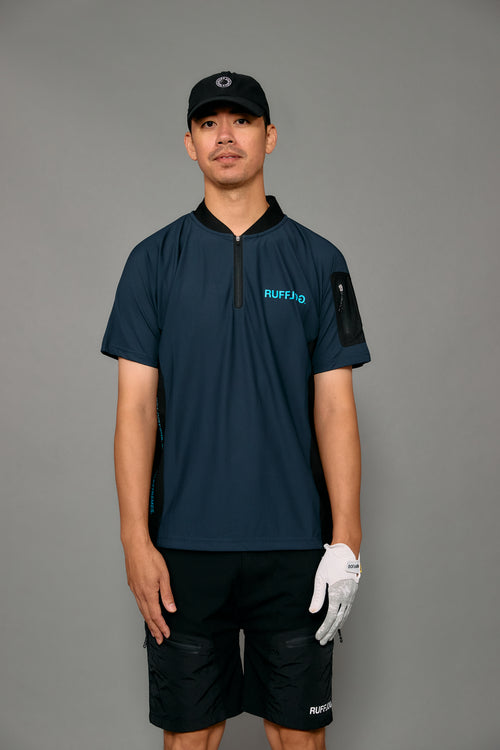 AERO ZIP HENLEY NECK SHIRTS
