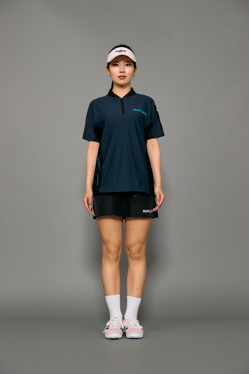 WM AERO ZIP HENLEY NECK SHIRTS
