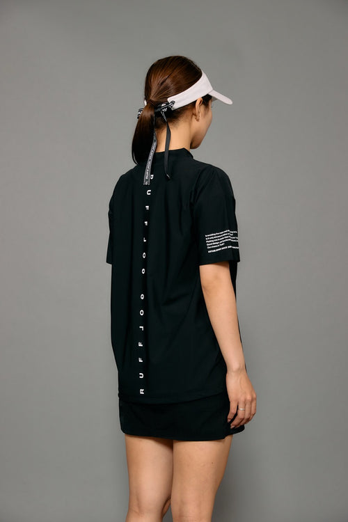 WM COOL FLEX BACK LINE LOGO MOCK NECK SHIRTS