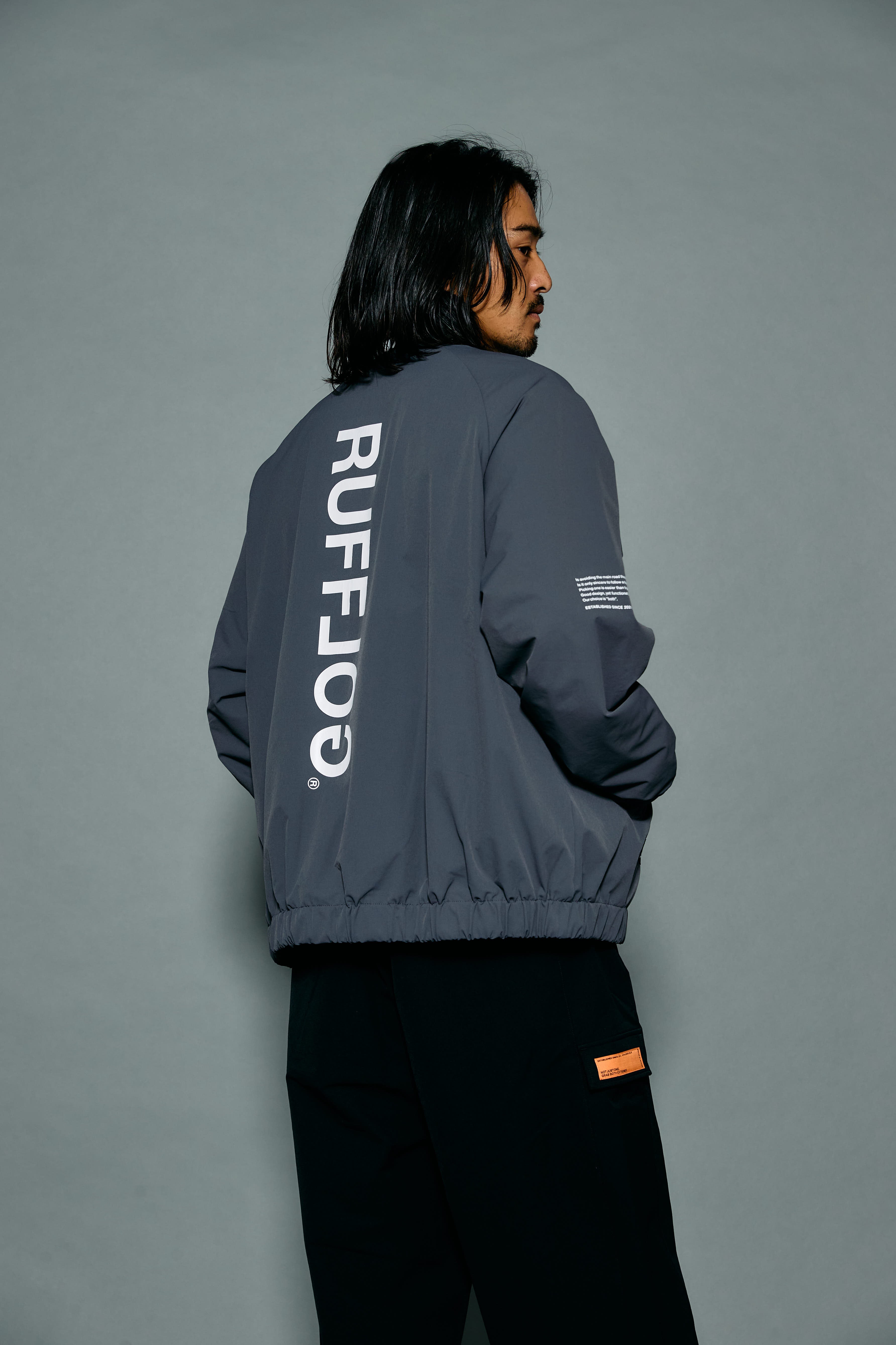 HIGH STRETCH NO COLLAR JACKET – RUFFLOG