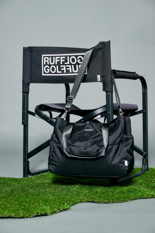 RUFFLOG QUILTING SHOULDER TOTE BAG