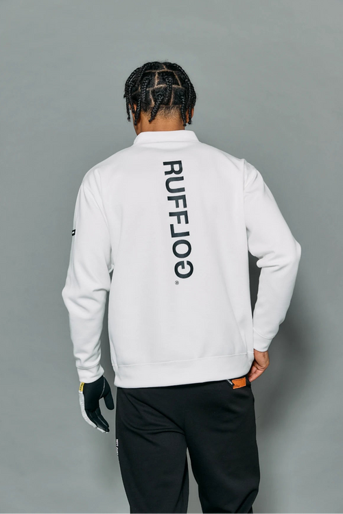 VERTICAL LOGO L/S MOCKNECK