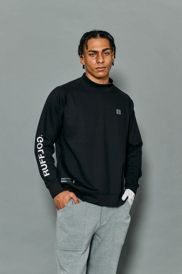 RG SQUARE LOGO L/S MOCKNECK