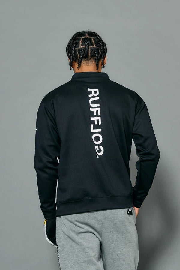 VERTICAL LOGO L/S MOCKNECK