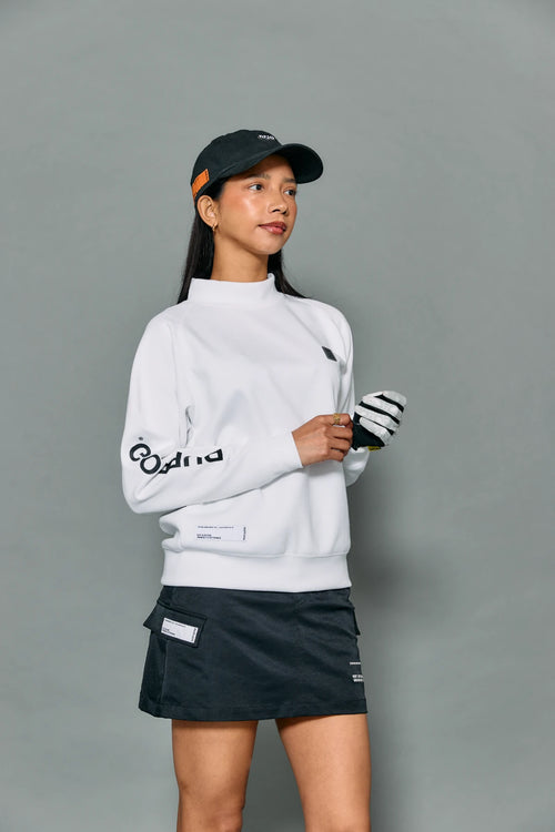 WM RG SQUARE LOGO L/S MOCKNECK