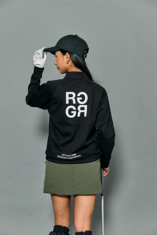 WM RG SQUARE LOGO L/S MOCKNECK