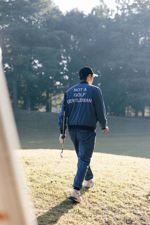 WAFFLE CORDUROY TRACK PULLOVER