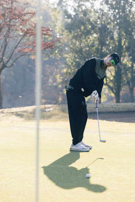 WAFFLE CORDUROY TRACK PANTS