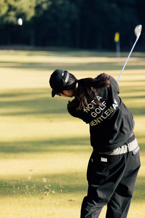 WAFFLE CORDUROY TRACK PULLOVER