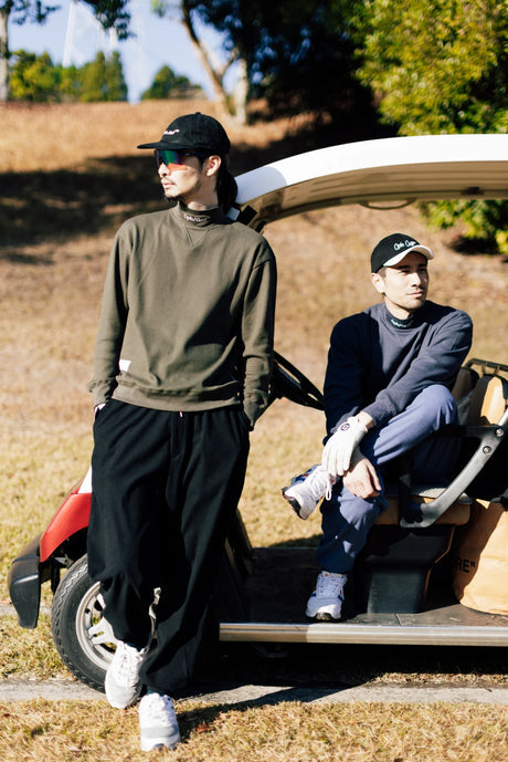 WAFFLE CORDUROY TRACK PANTS