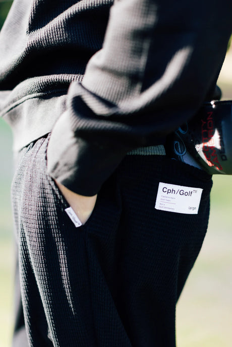 WAFFLE CORDUROY TRACK PANTS