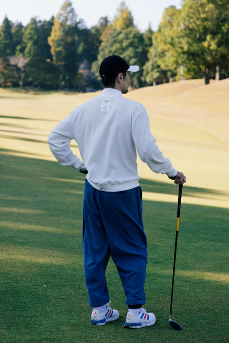 WAFFLE CORDUROY TRACK PANTS