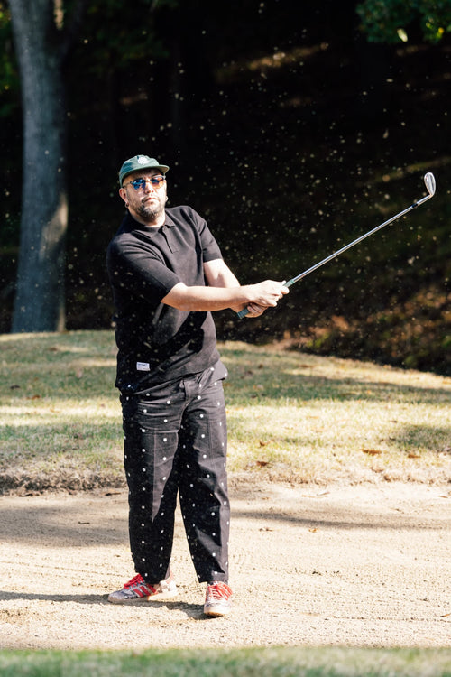 OVERLAP LOGO ADJUSTABLE CHINO