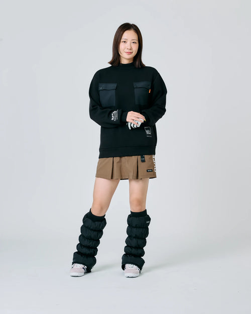 ADJUSTABLE SIDE POCKET PLEATED SKIRT