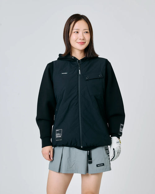 PADDED QUILTING CARGO VEST