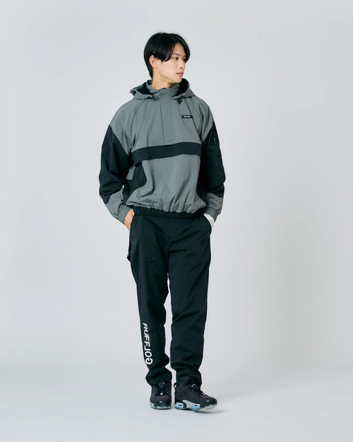 FLEECE LINING PADDED PULLOVER HOODIE