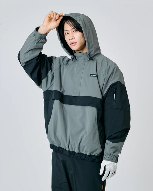 FLEECE LINING PADDED PULLOVER HOODIE