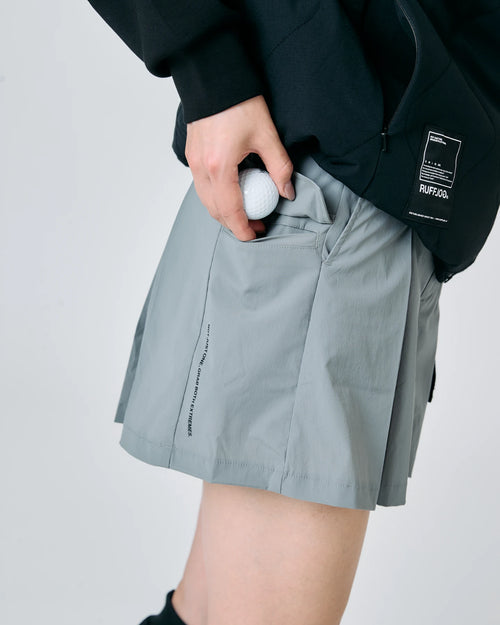 ADJUSTABLE SIDE POCKET PLEATED SKIRT