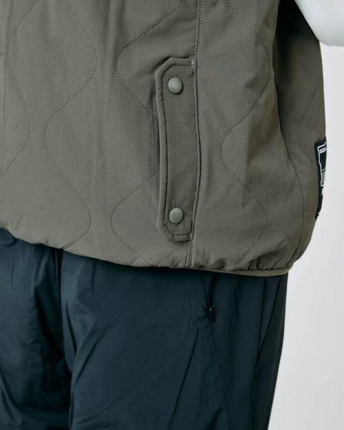 PADDED QUILTING CARGO VEST