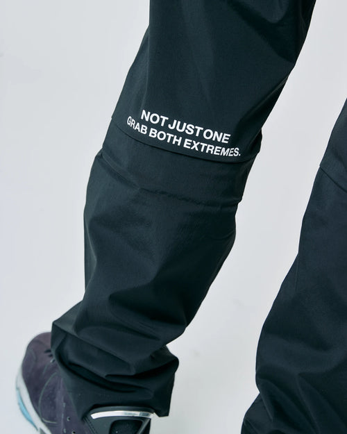 FLEECE LINING SIDE LOGO SLIM PANTS