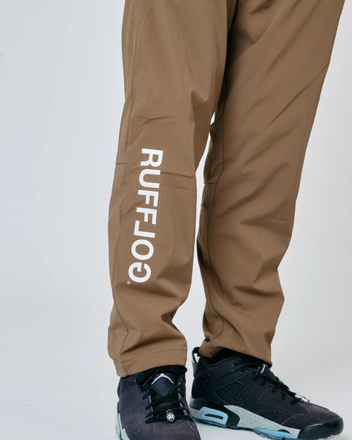 FLEECE LINING SIDE LOGO SLIM PANTS