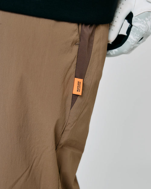 FLEECE LINING SIDE LOGO SLIM PANTS