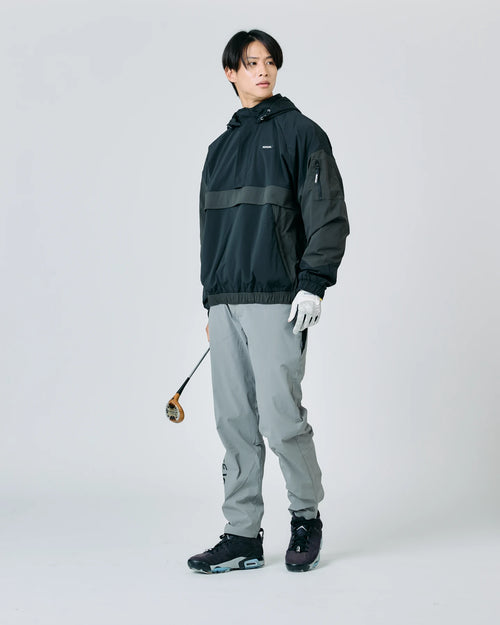 FLEECE LINING PADDED PULLOVER HOODIE