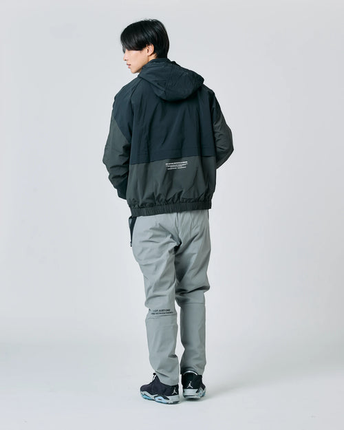 FLEECE LINING PADDED PULLOVER HOODIE