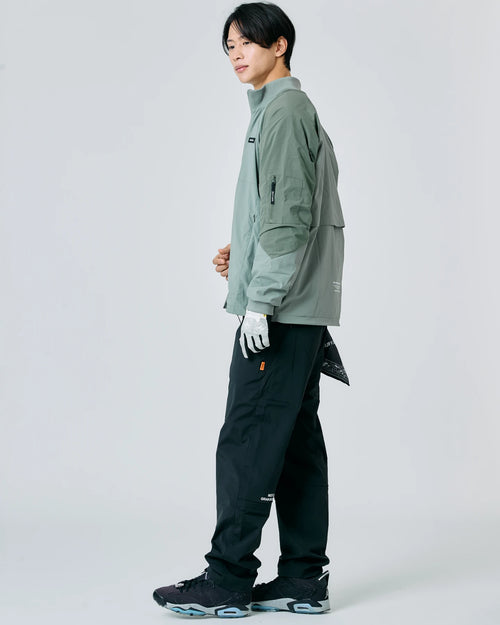 FLEECE LINING VERTICAL LOGO FULLZIP BLOUSON