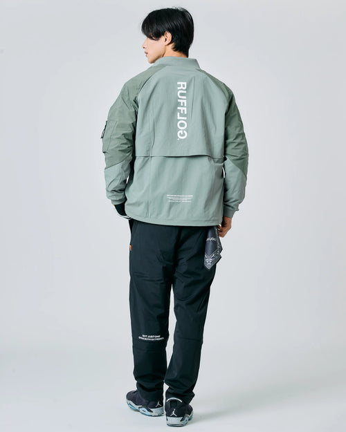 FLEECE LINING VERTICAL LOGO FULLZIP BLOUSON