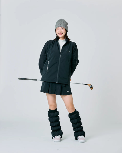 FLEECE LINING VERTICAL LOGO FULLZIP BLOUSON