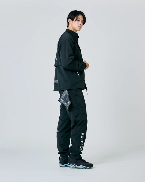 FLEECE LINING VERTICAL LOGO FULLZIP BLOUSON