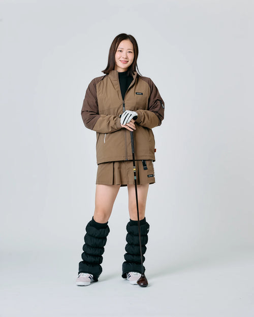 FLEECE LINING VERTICAL LOGO FULLZIP BLOUSON