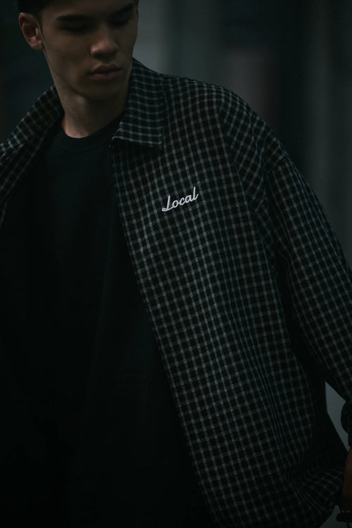 Plaid Light ZIP JKT