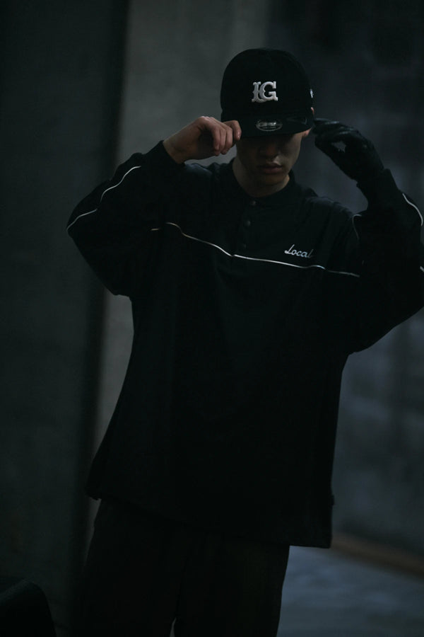 Contrast Piping L/S Henley