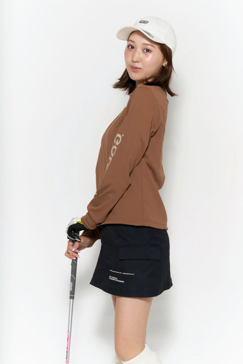 WM DUAL SLEEVE LOGO L/S MOCK NECK