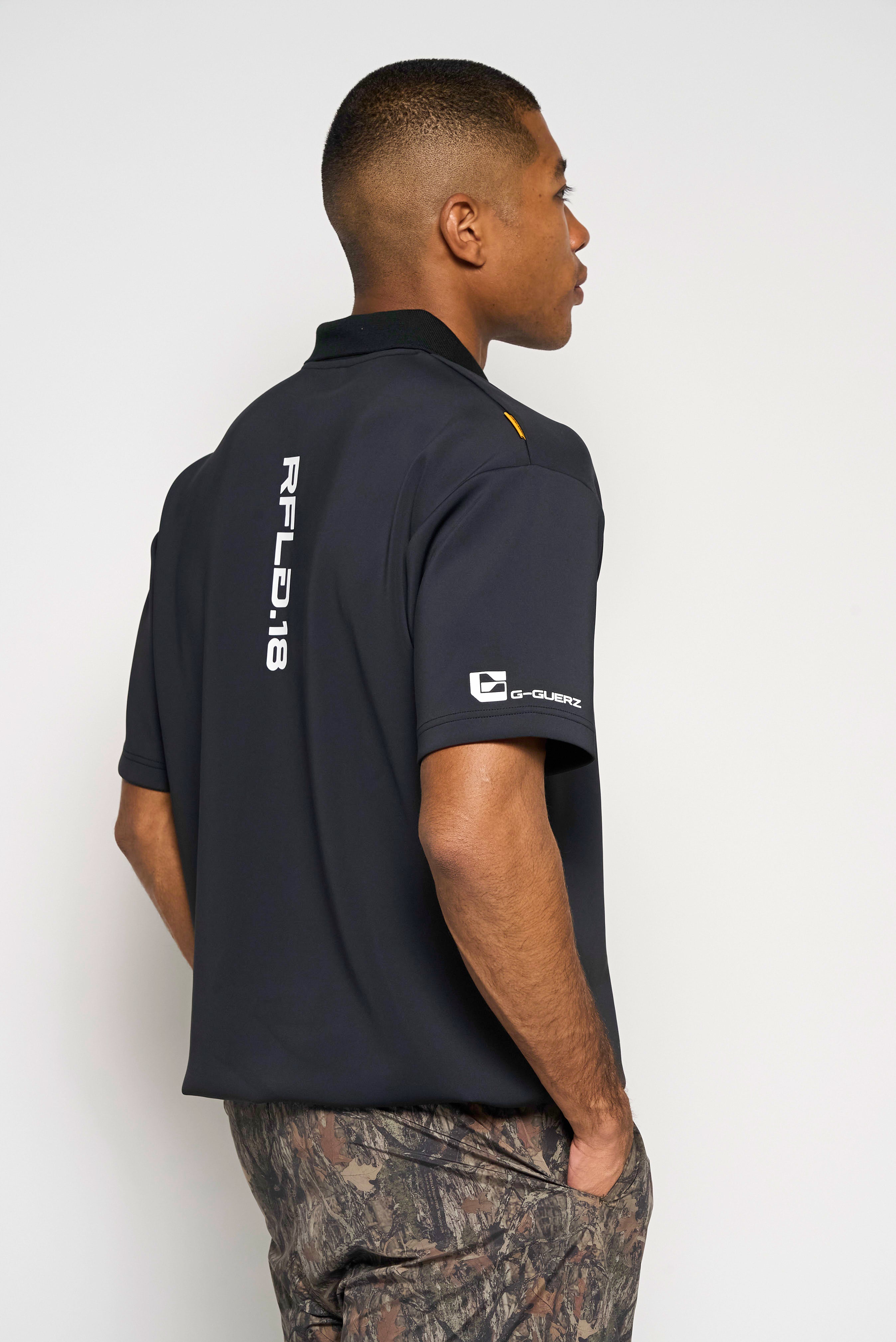 ラフロッグ GG VERTICAL LOGO POLO サイズL GG VERTICAL LOGO POLO S/S – RUFFLOG