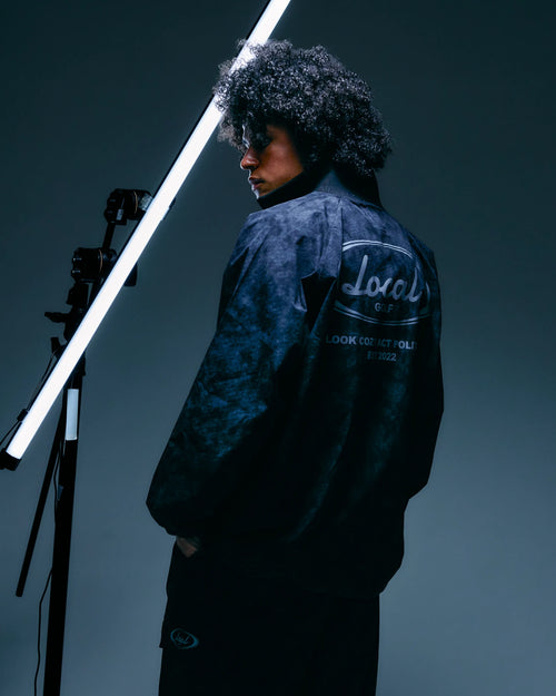 HALF ZIP TIE-DYE PULLOVER