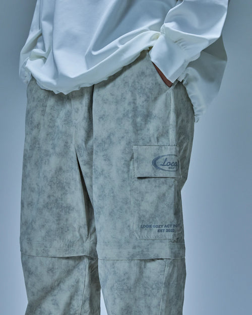 CONVERTIBLE TIE-DYE EASY PANTS