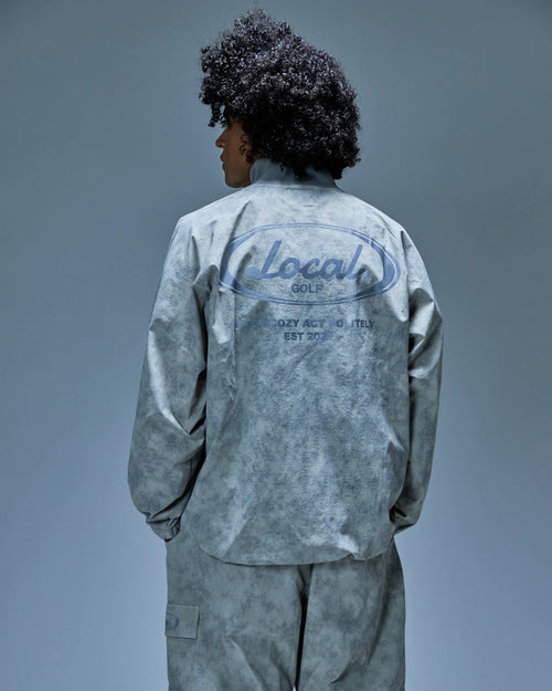 HALF ZIP TIE-DYE PULLOVER