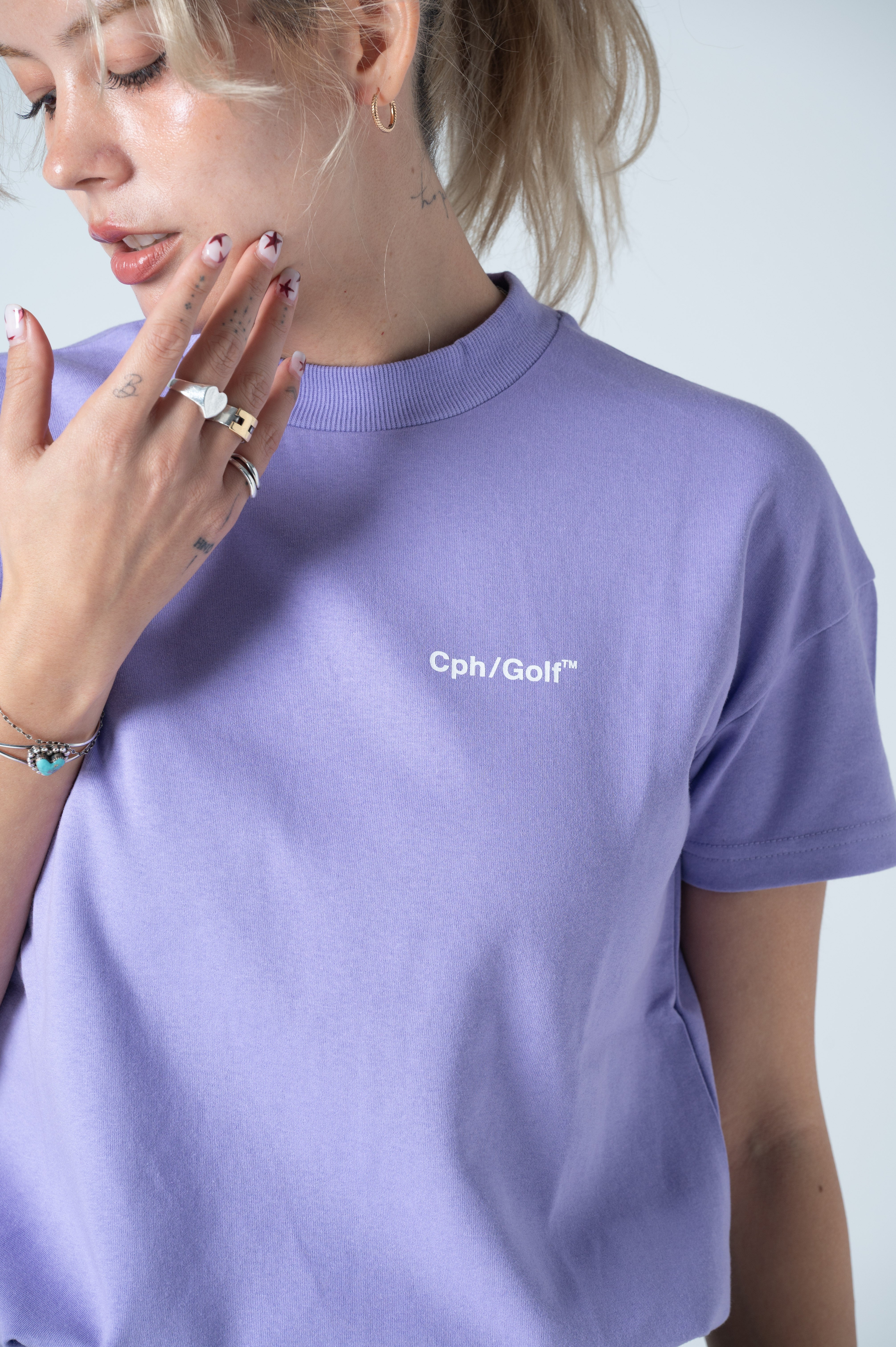 MADEMOISELLE HALF MOCK NECK TEE（Cph/Golf）｜RUFFLOG公式