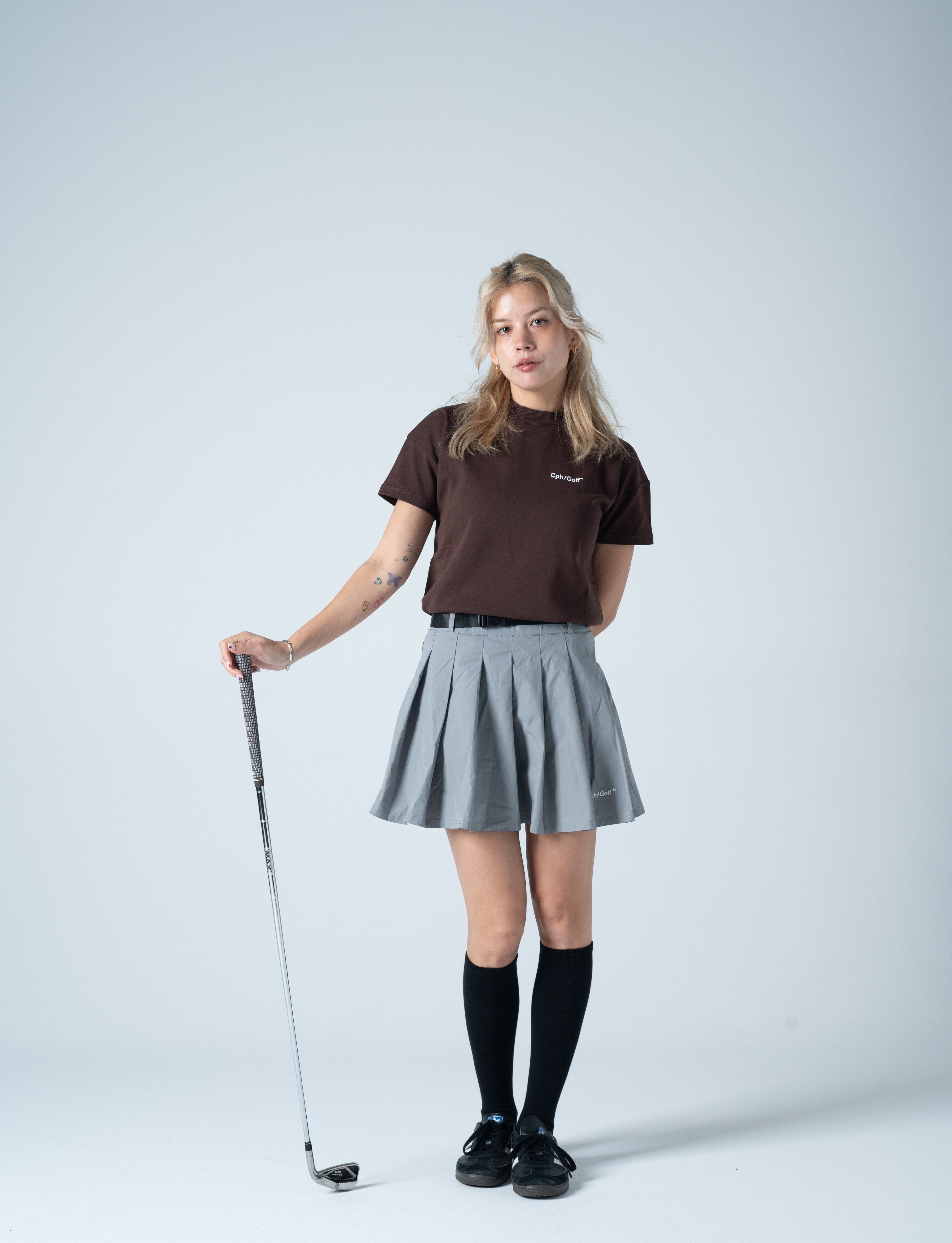MADEMOISELLE HALF MOCK NECK TEE（Cph/Golf）｜RUFFLOG公式