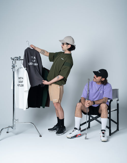 GENTLEMAN HALF MOCK NECK TEE