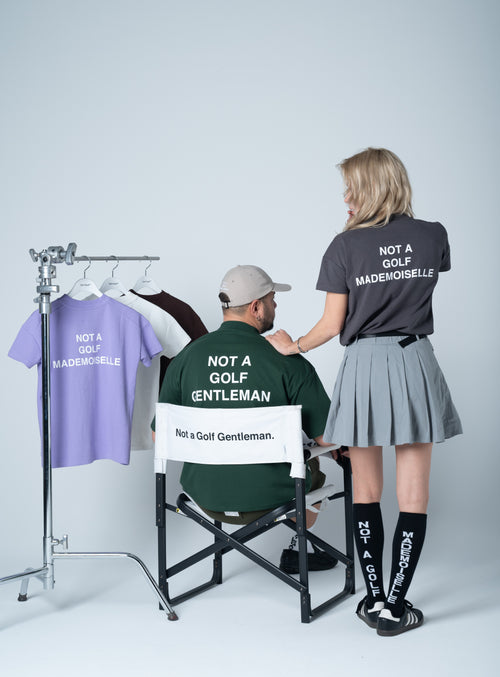 MADEMOISELLE HALF  MOCK NECK TEE